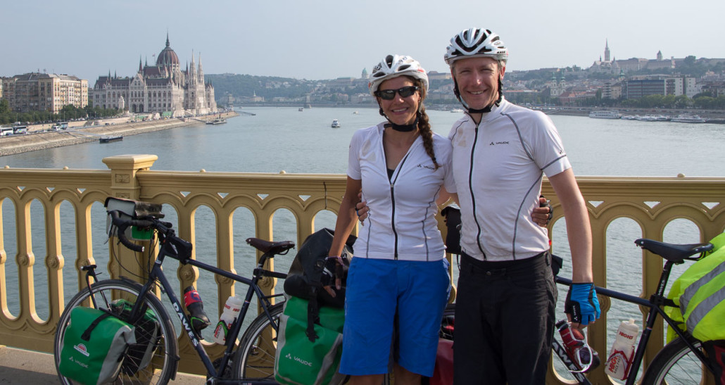 Beautiful views as we arrived in Budapest!