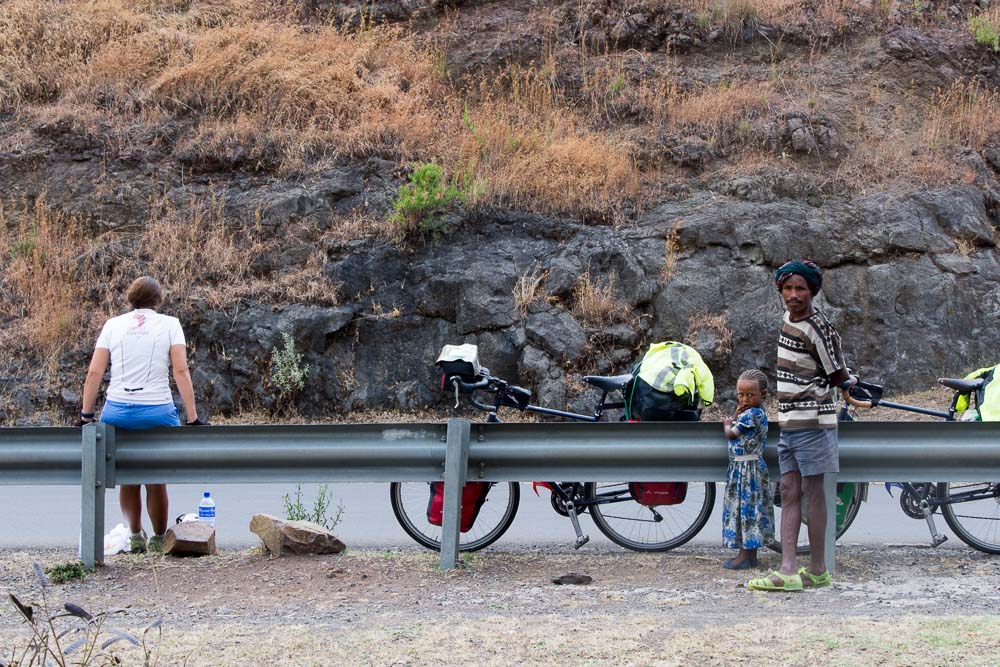 Even a roadside breather is an event