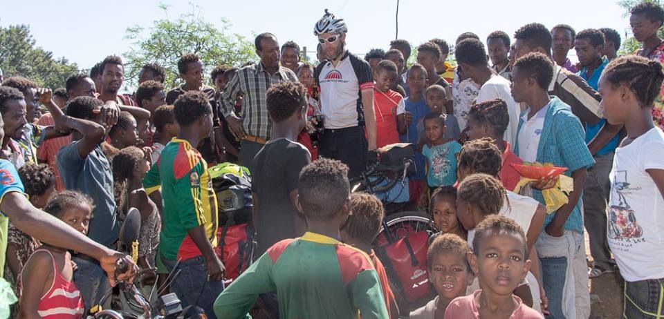 Stopping for a Coke becomes an event for the whole village.