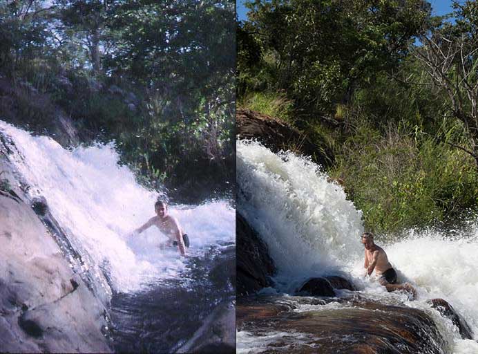 Dad left in 1966. Me right in 2016.
