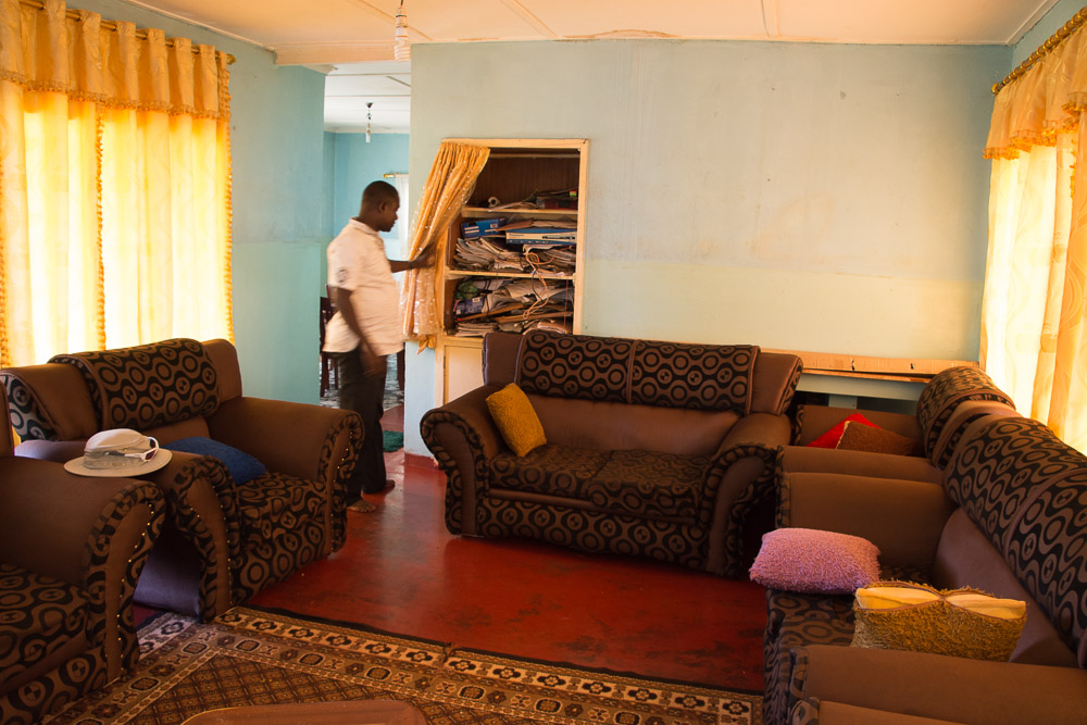 The same living room in 2016