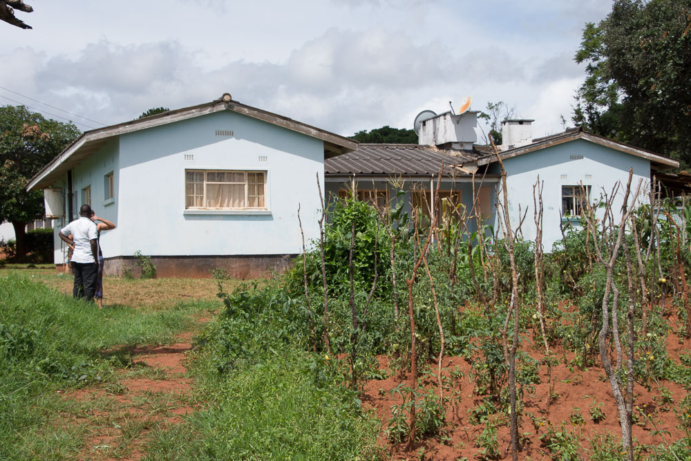 The rear of the same house in 2016