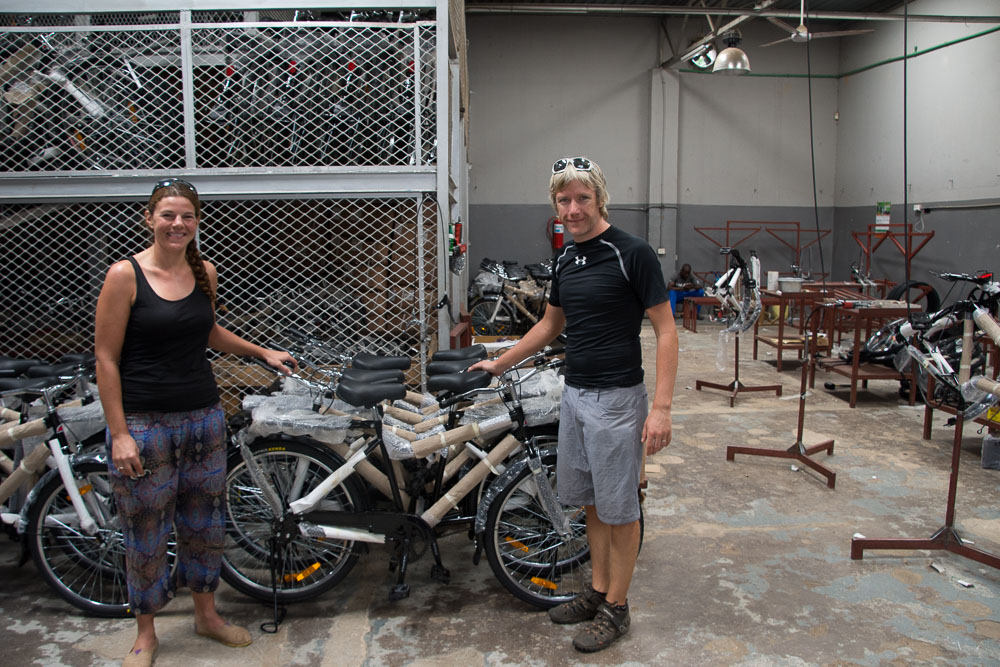 Visiting the World Bicycle Relief headquarters in Lusaka